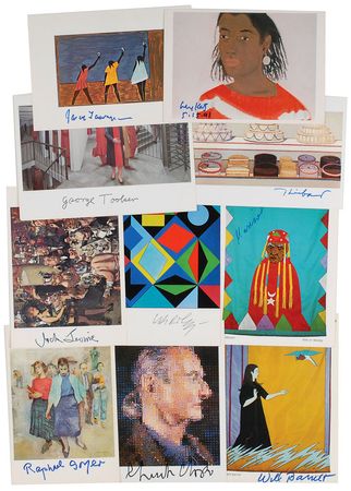 Lot #578 Artists Postcards - Image 1