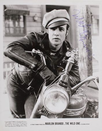 Lot #866 Marlon Brando: Scarce publicity photo of the iconic Wild One - Image 2