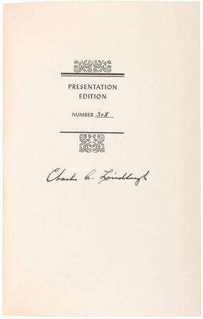 Lot #457 Charles Lindbergh Book - Image 1