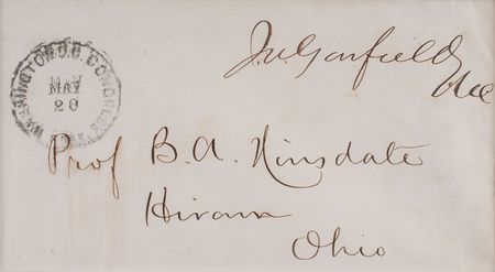 Lot #30 James A. Garfield Free Frank - Image 1