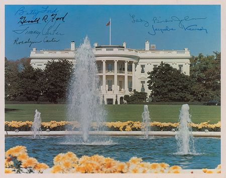 Lot #73 Presidents and First Ladies Signed Photograph - Image 1