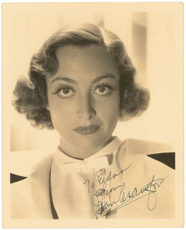 Lot #915 Joan Crawford Signed Photograph - Image 1
