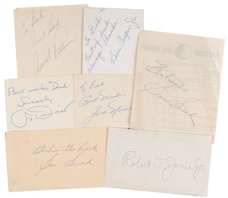 Lot #967 Golf: Golf legends highlighted by Bobby Jones and Jimmy Demaret - Image 1