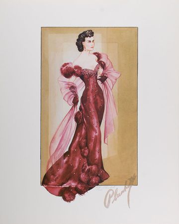 Lot #894 Walter Plunkett: Limited edition suite of Gone With the Wind’s costume designs - Image 1