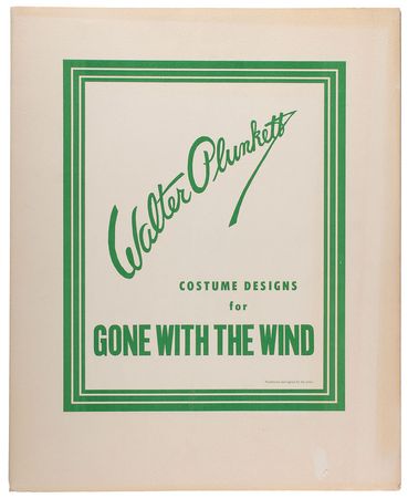 Lot #894 Walter Plunkett: Limited edition suite of Gone With the Wind’s costume designs - Image 7