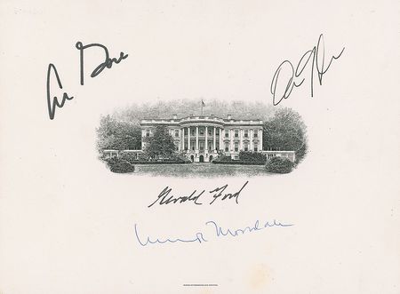 Lot #105 Gerald Ford - Image 2
