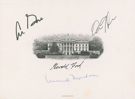Lot #105 Gerald Ford - Image 1