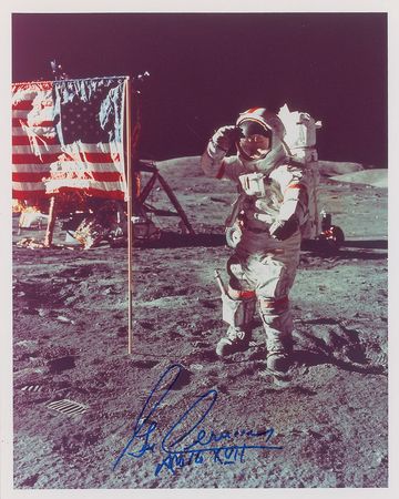 Lot #521 Gene Cernan Signed Photographs - Image 2