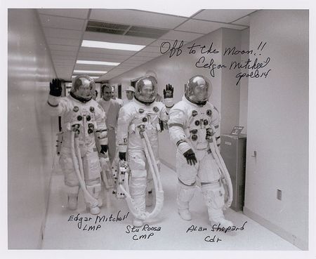 Lot #516 Edgar Mitchell Signed Photographs - Image 2