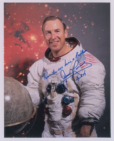 Lot #515 James Lovell Signed Photograph - Image 1