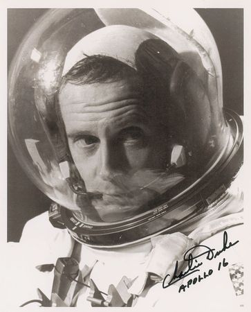 Lot #519 Charlie Duke Signed Photograph - Image 1