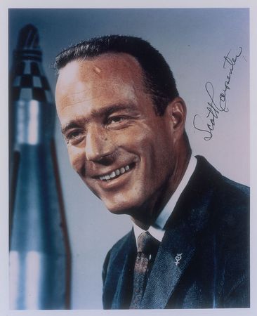 Lot #501 Mercury Astronauts Signed Photographs - Image 1
