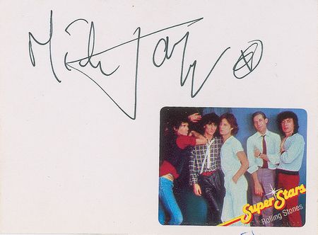 Lot #851 Rolling Stones: Mick Jagger Signature - Image 2