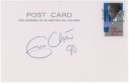 Lot #829 Eric Clapton Signature - Image 2