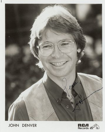 Lot #832 John Denver Signed Photograph - Image 1