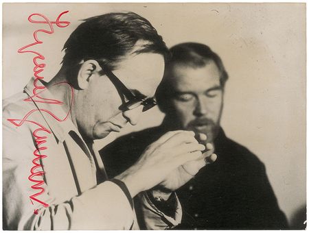 Lot #859 Ingmar Bergman Signed Photograph - Image 2