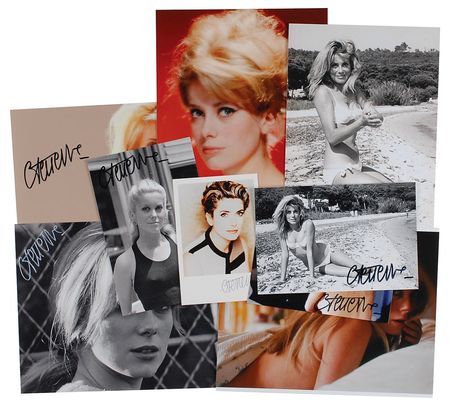 Lot #916 Catherine Deneuve Signed Photograph - Image 1