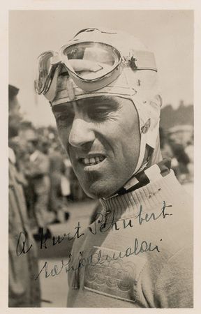 Lot #975 Tazio Nuvolari Signed Photograph - Image 2
