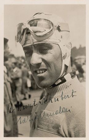 Lot #975 Tazio Nuvolari Signed Photograph - Image 1