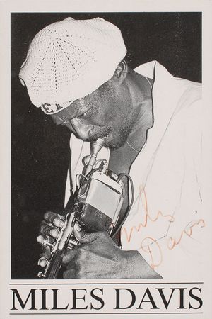 Lot #831 Miles Davis Signed Photograph - Image 1