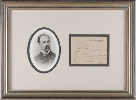 Lot #186 William Osler Handwritten Letter Signed - Image 2