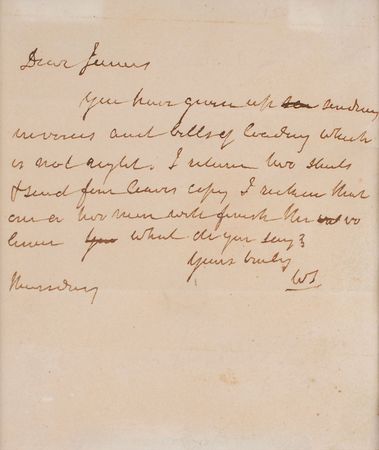 Lot #714 Sir Walter Scott Handwritten Letter Signed - Image 1