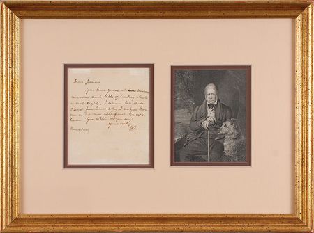 Lot #714 Sir Walter Scott Handwritten Letter Signed - Image 2