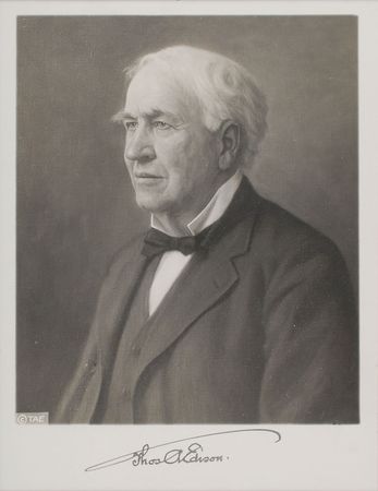 Lot #167 Thomas Edison Signed Photograph - Image 2