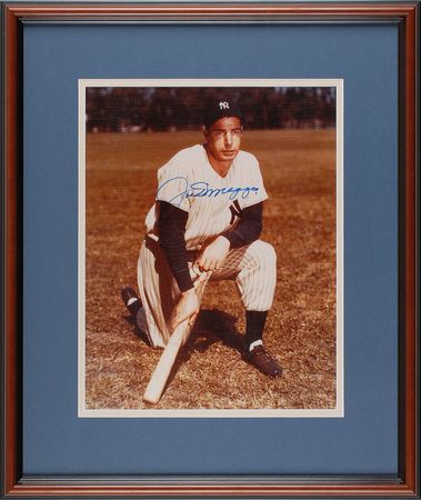 Lot #1000 Joe DiMaggio Signed Photograph - Image 1