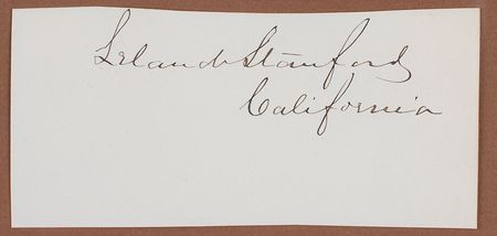 Lot #348 Leland Stanford Signature - Image 2