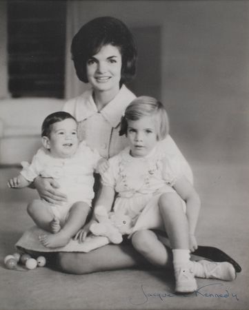 Lot #64 Jacqueline Kennedy Signed Photograph - Image 2