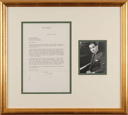 Lot #822 Irving Berlin Typed Letter Signed - Image 2