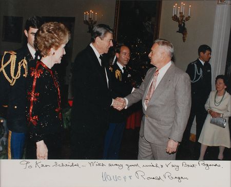 Lot #113 Ronald and Nancy Reagan Signed Photograph - Image 2