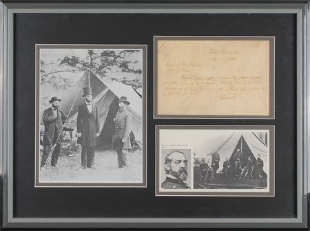 Lot #22 Abraham Lincoln: Joseph Cosey Handwritten Letter Signed - Image 1