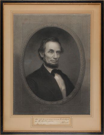 Lot #17 Abraham Lincoln: Lincoln, true to his intention to heal the country, frees a prisoner - Image 2
