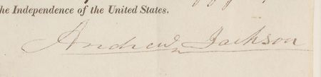 Lot #7 Andrew Jackson: Uncommon Jackson naval appointment - Image 3