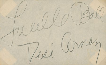 Lot #908 Lucille Ball and Desi Arnaz Signatures - Image 2