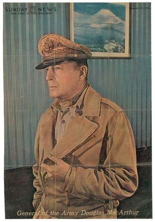 Lot #432 Douglas MacArthur Signed Photograph - Image 1
