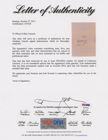 Lot #19 Abraham Lincoln: Lincoln submits a desperate soldier’s plea for money earned as a first Lieutenant and Aide-de-Camp - Image 4