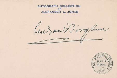 Lot #582 Gutzon Borglum Signature - Image 2