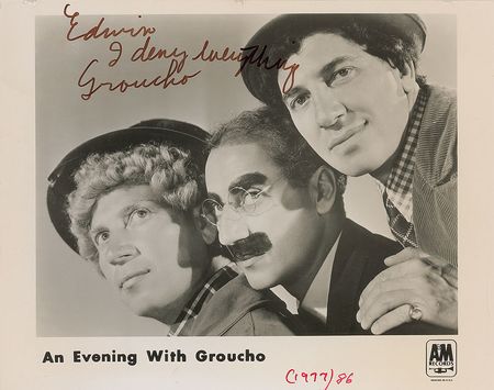 Lot #935 Groucho Marx - Image 1