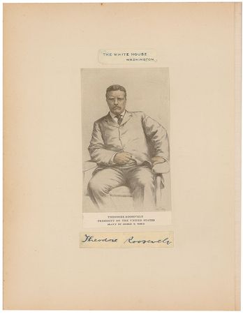 Lot #77 Theodore Roosevelt Signature - Image 2