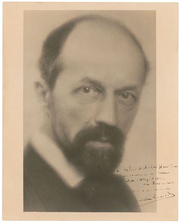 Lot #742 Albert Roussel Signed Photograph - Image 2