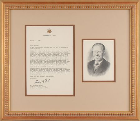 Lot #106 Gerald Ford Typed Letter Signed - Image 1