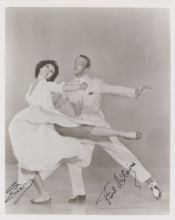 Lot #906 Fred Astaire and Cyd Charisse Signed Photograph - Image 1