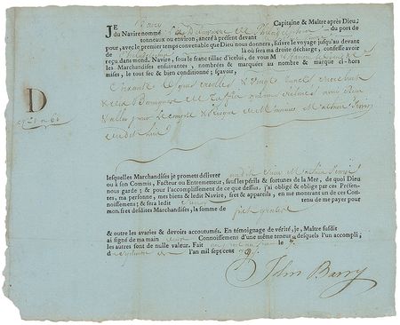 Lot #365 John Barry Signed Document - Image 2
