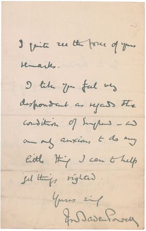 Lot #403 Robert Baden-Powell Handwritten Letter Signed - Image 4
