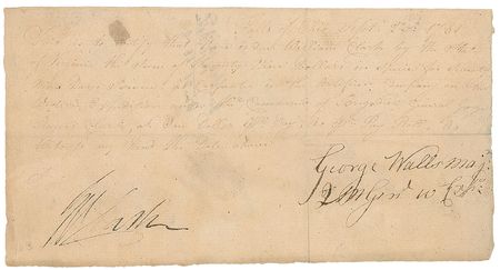 Lot #367 George Rogers Clark Signed Document - Image 2