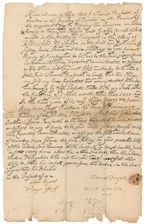 Lot #587 Thomas Danforth - Image 1