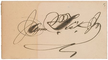 Lot #287 James Fisk, Jr Signature - Image 1